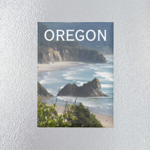 Oregon Landschaftlich Coastline Seascape Magnet