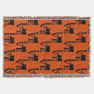 Oregon LOVE Schwarz Decke