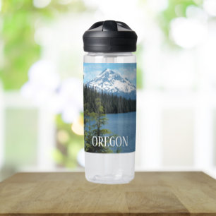 Oregon Mount Hood und Seelandschaft Trinkflasche