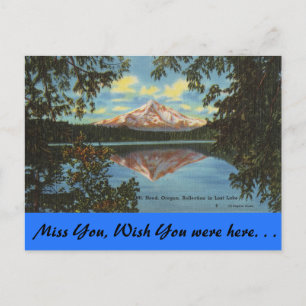 Oregon, Mt. Hood, Lost Lake Postkarte