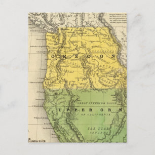 Oregon, Oberkalifornien Postkarte