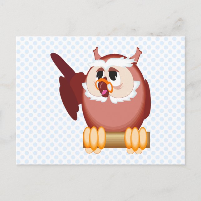 Oregon Owl Postkarte (Vorderseite)