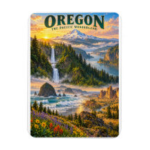 Oregon Pacific Wonderland Reiseplakat
