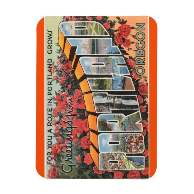 Oregon, Portland Magnet (Vertikal)