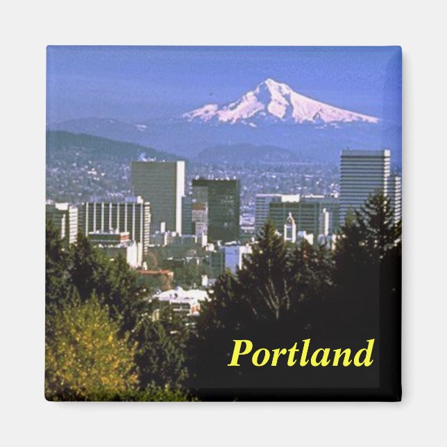 Oregon Portland-Magnet Magnet (Vorne)
