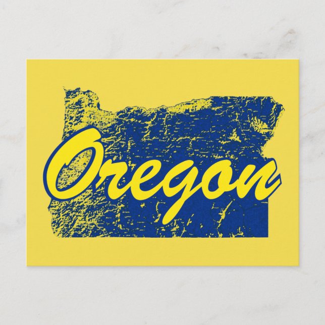 Oregon Postkarte (Vorderseite)