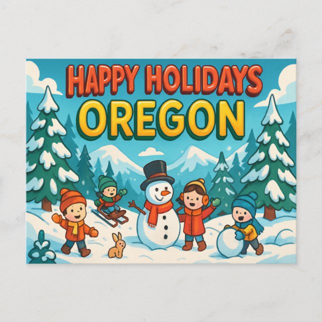 OREGON Postkarte (Vorderseite)