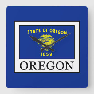 Oregon Quadratische Wanduhr