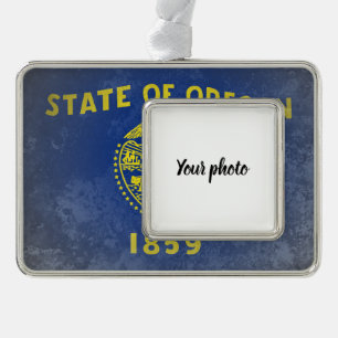 Oregon Rahmen-Ornament Silber