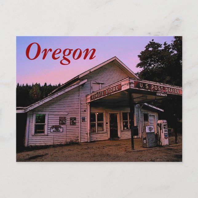 Oregon (Remote) Postkarte (Vorderseite)