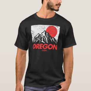 Oregon Retro Vintage Berge & Außenwelt Wilderne T-Shirt