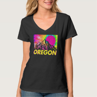 Oregon Retro Vintage Berge & Außenwelt Wilderne T-Shirt