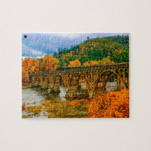Oregon River Brücken Puzzle
