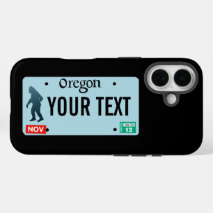 Oregon Sasquatch License Plate iPhone 16 Hülle