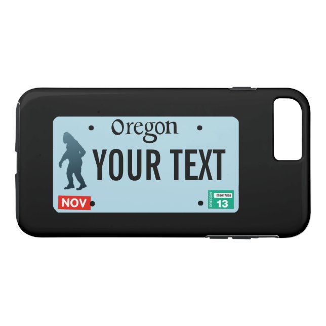 Oregon Sasquatch License Plate Case-Mate iPhone Hülle (Rückseite (Horizontal))