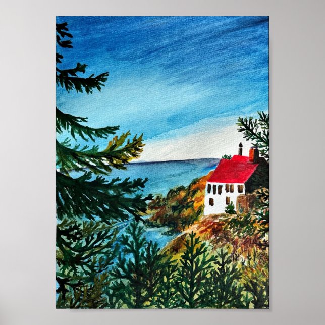 Oregon Seascape Poster (Vorne)