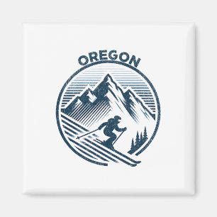Oregon-Ski Resort Winter Skifahren Magnet
