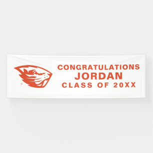 Oregon Staat Beavers Biberkopf Banner