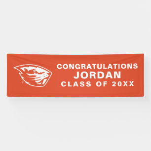 Oregon Staat Beavers Biberkopf Banner