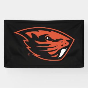 Oregon Staat Beavers Biberkopf Banner