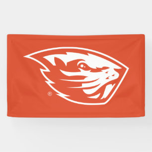 Oregon Staat Beavers Biberkopf Banner