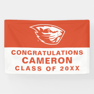Oregon Staat Beavers Biberkopf Banner