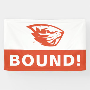 Oregon Staat Beavers Biberkopf Banner