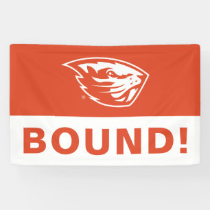Oregon Staat Beavers Biberkopf Banner