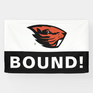 Oregon Staat Beavers Biberkopf Banner