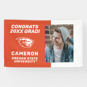 Oregon Staat Beavers Biberkopf Banner