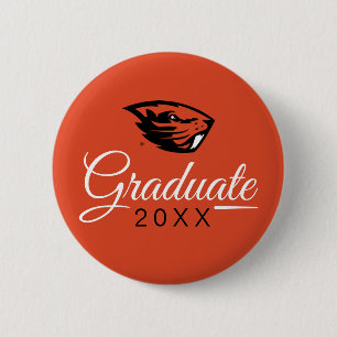 Oregon Staat Beavers   Biberkopf Button