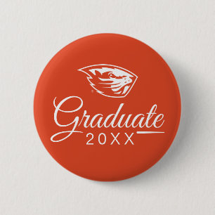 Oregon Staat Beavers   Biberkopf Button