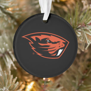 Oregon Staat Beavers Biberkopf Ornament