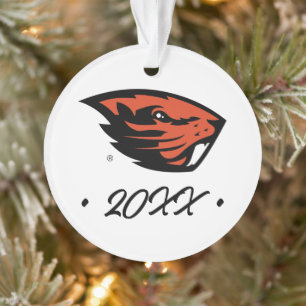 Oregon Staat Beavers Biberkopf Ornament