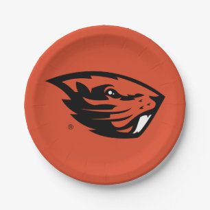 Oregon Staat Beavers   Biberkopf Pappteller