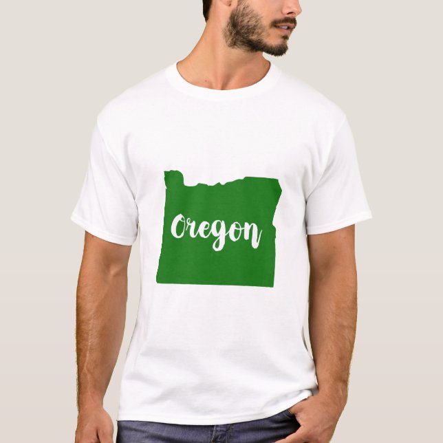 Oregon Staat Green T-Shirt (Vorderseite)