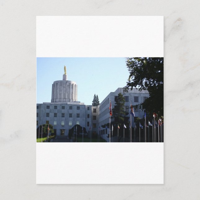 Oregon Staat Hauptstadt Postkarte (Vorderseite)