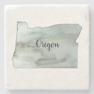 Oregon Staat Illustration Steinuntersetzer