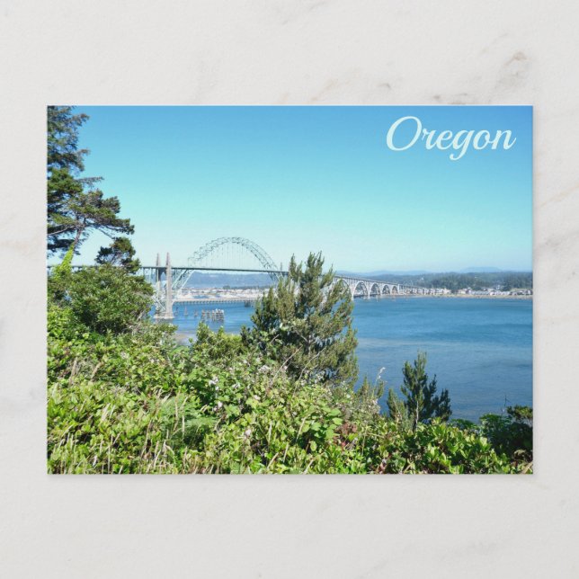 Oregon Staat Postkarte (Vorderseite)