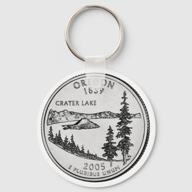 Oregon Staat Quarter Schlüsselanhänger (Vorderseite)