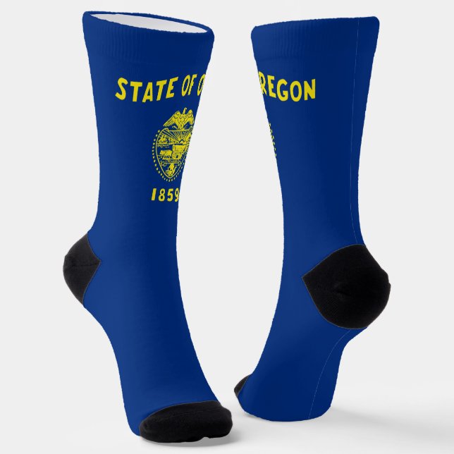 Oregon Staatsflagge Socken (Gewinkelt)