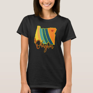 Oregon Staatsstolz Sunset I Liebe Oregon T-Shirt