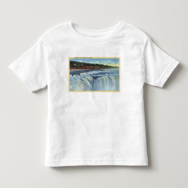 Oregon-Stadt, ORWillamette fällt ViewCity ODER Kleinkind T-shirt (Vorderseite)