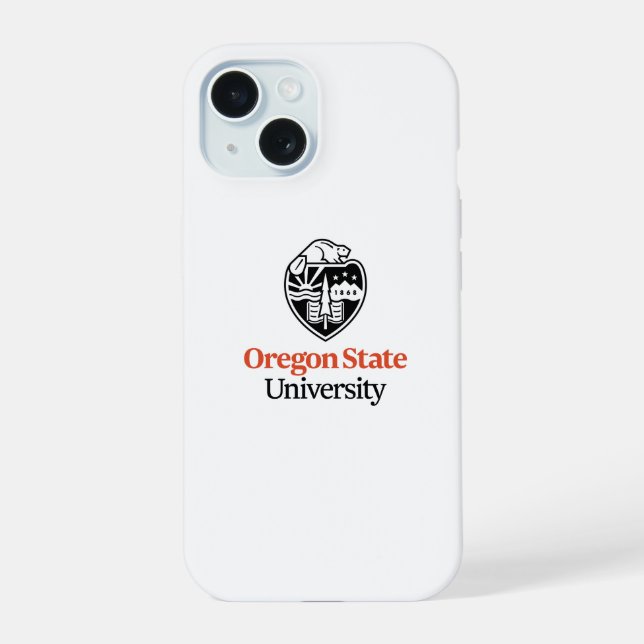 Oregon State University iPhone 15 Hülle (Rückseite)