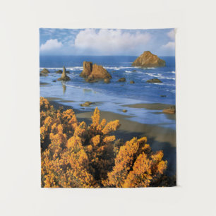 Oregon Strandblick in Bandon Wandteppich