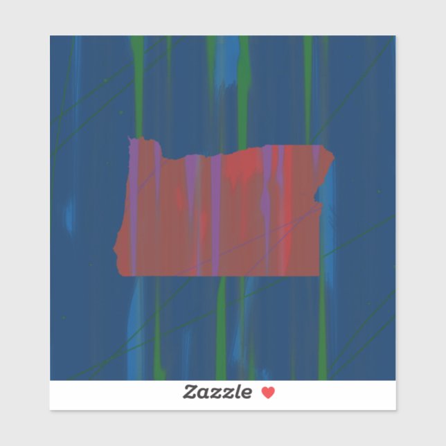 Oregon Supper Decal Aufkleber (Blatt)