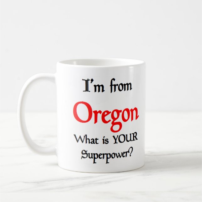 Oregon-Tasse Kaffeetasse (Links)