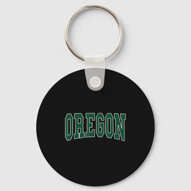 Oregon - Throwback Design - Clic  Schlüsselanhänger (Vorderseite)