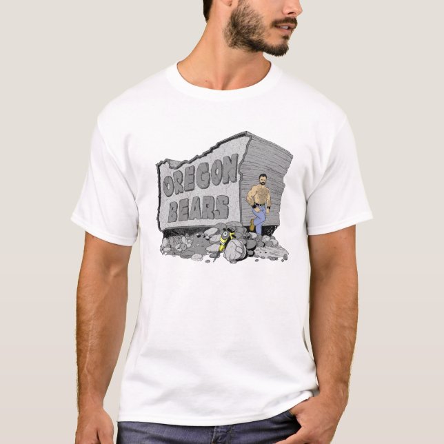 Oregon trägt Felsen!!! T-Shirt (Vorderseite)