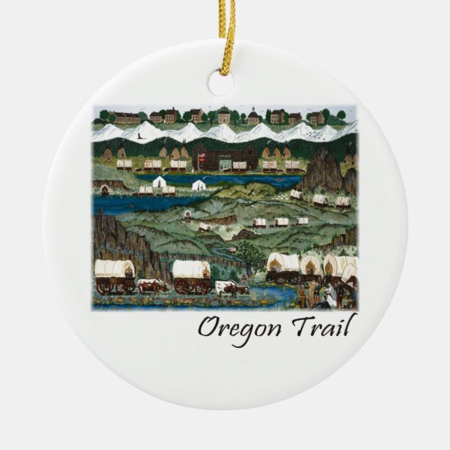Oregon Trail Keramik Ornament (Vorne)